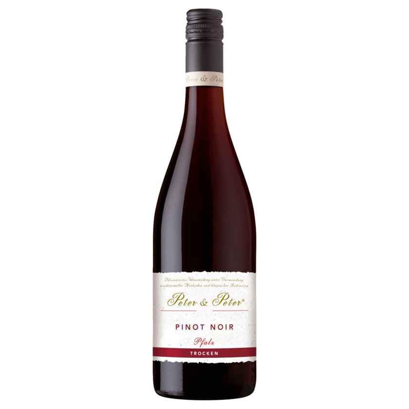 Peter & Peter Rotwein Pinot Noir QbA trocken 0,75l bei REWE online  bestellen!